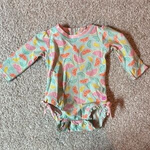 Ruffle Butts Pastel Citrus Baby swimsuit